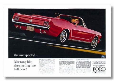1964 Mustang Advertisement