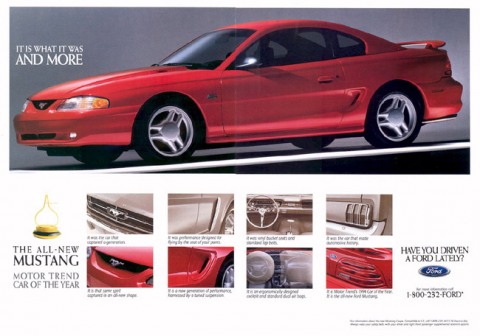 1994 Mustang Advertisement